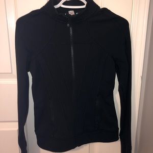 Size 14 black ivivva zip up jacket